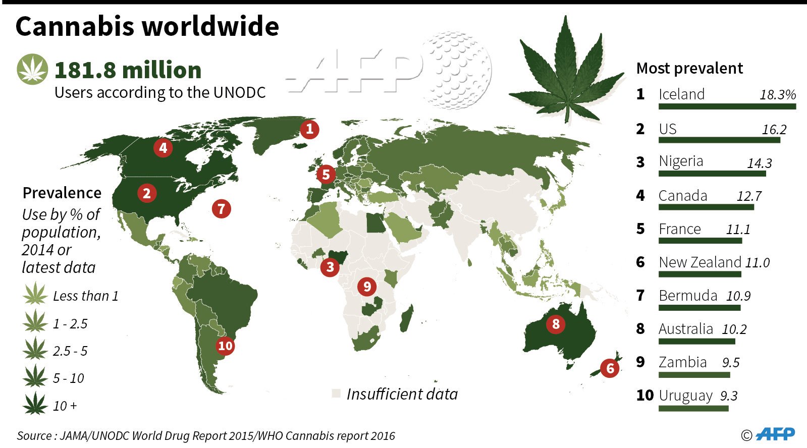 легализации марихуаны в мире