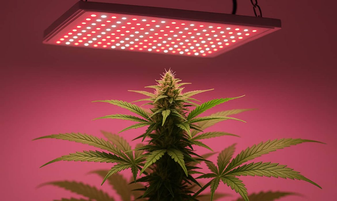 LED лампа полного спектра для марихуаны